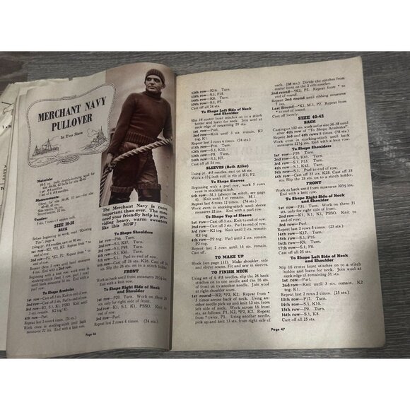 Vintage 1942 Lux Knitting Songbook Table of Contents Paperback - Picture 4 of 5